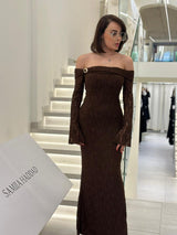 Laces Long Sleeves Dress