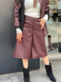 Bermuda leather Pants