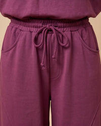Ruffled Plum Lounge Set