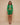 Emerald Crystal Cutout Satin Mini Dress