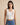 White Rhinestone Ribbed Tank Top