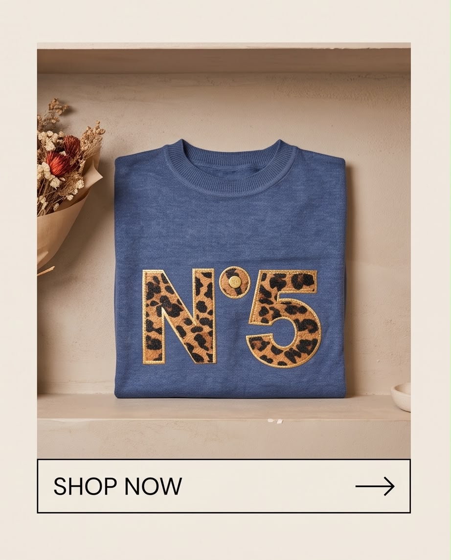 N°5 Leopard Knit Top