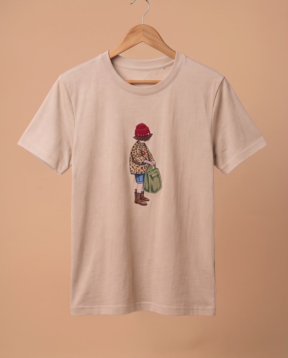 Winter Chic Girl Graphic Tee