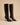 Gold Cap-Toe Leather Knee Boots
