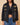 Black Gold Embroidered Denim Jacket