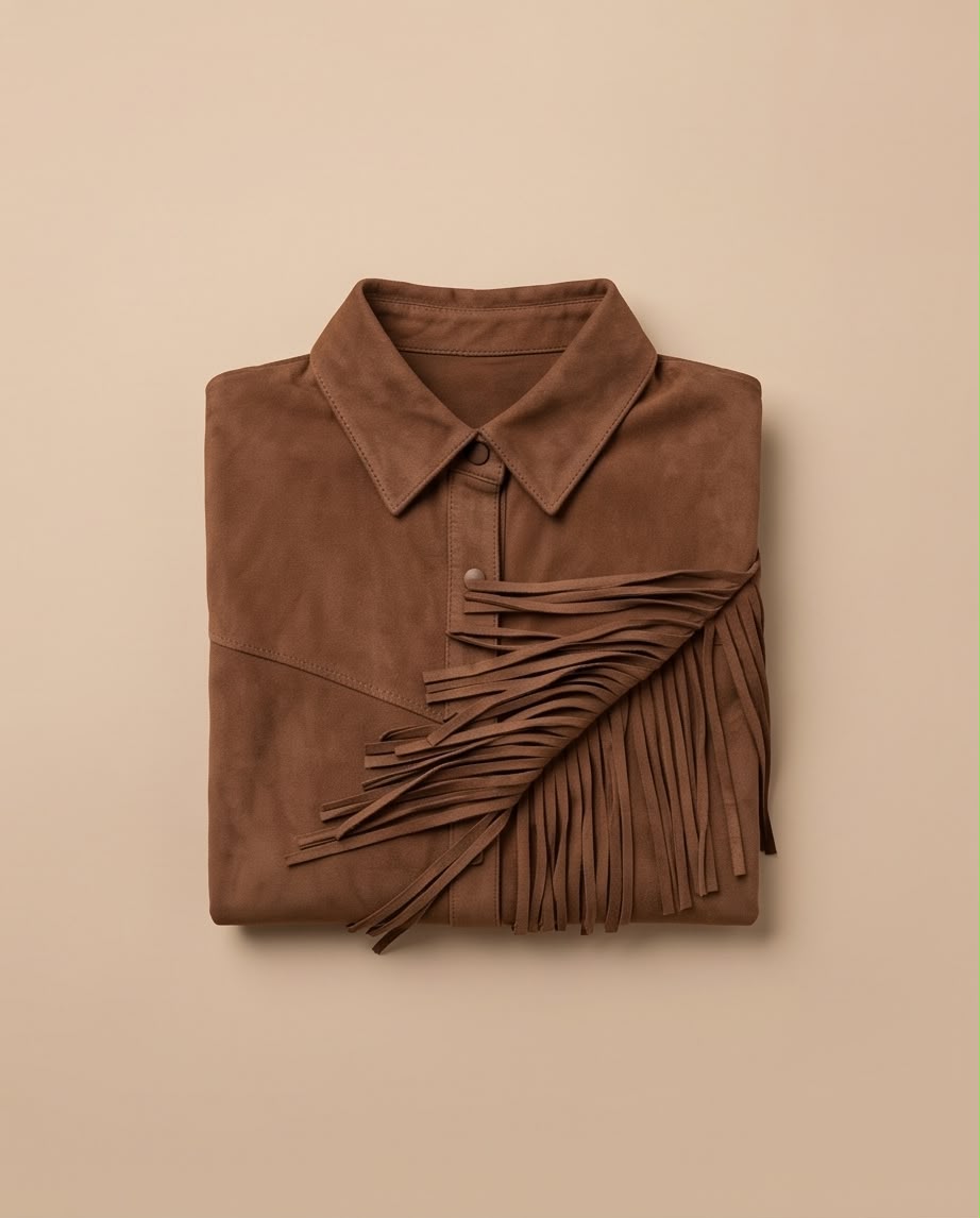 Tiered Suede Fringe Jacket