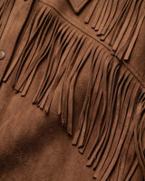 Tiered Suede Fringe Jacket