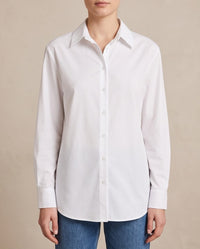 Chain Print Fringe Back Shirt