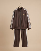 Pinstripe Zip Tracksuit Set