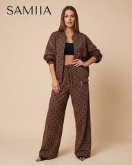 Polka Dot 2-Piece Loungewear Set